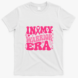 In My Warrior Era Breast Cancer Awareness T-Shirt - White