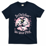 In October We Wear Halloween Party Great Gift T-Shirt - Navy