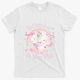 In October We Wear Halloween Party Great Gift T-Shirt - White
