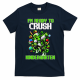 I'm Ready To Crush Kindergarten Video Gamer T-Shirt - Navy Blue