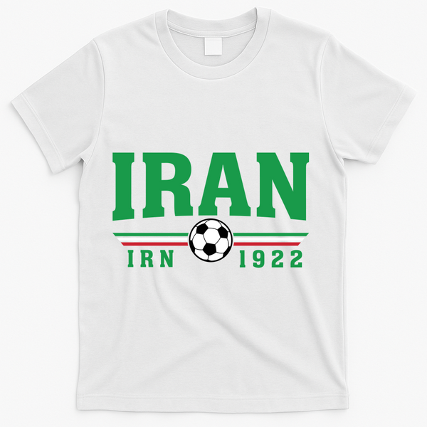 Iran Soccer Fan Vintage 1922 Tribute T-Shirt - White