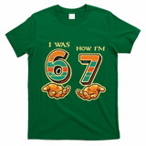I Was 6 Now I’m 7th Birthday 67 Meme 6-7 T-Shirt - Irish Green