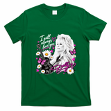 I Will Always Love You Dolly Signature T-Shirt - Irish Green