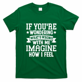 If Youre Wondering Whats Wrong Imagine How I Feel T-Shirt - Irish Green