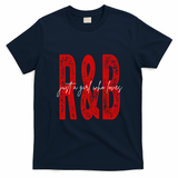 Just A Girl Who Loves R&B Heart Gift T-Shirt - Navy Blue