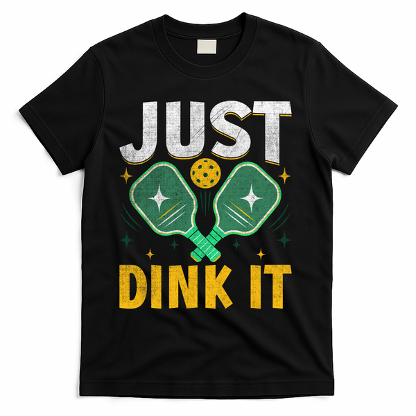 Just Dink It Pickleball T-Shirt - Black