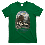 Jackie Eagle Big Bear Valley Legend Wild & Free Forever 2012-2026  T-Shirt - Irish Green