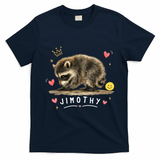 Jimothy Famous Seattle Raccoon T-Shirt - Navy Blue
