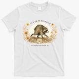 Jimothy From Seattle It’s OK To Be Weird Raccoon T-Shirt - White
