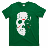 Jason Hockey Mask Halloween Friday 13th T-Shirt - Green