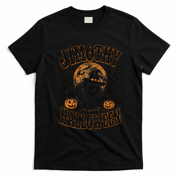 Jimothy Halloween Raccoon T-Shirt - Black