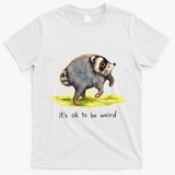 Jimothy It’s Okay To Be Weird T-Shirt - White