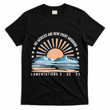 Jesus Mercies Are New Every Morning Christian Quote T-Shirt - Black