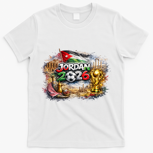 Jordan North America Soccer Tournament 2026 T-Shirt - White