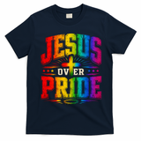Jesus Over Pride T-Shirt - Navy Blue