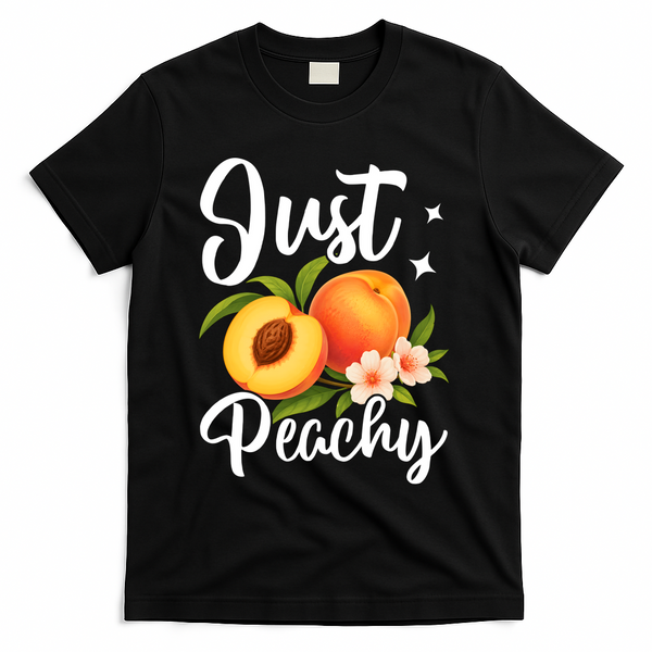 Just Peachy T-Shirt - Black