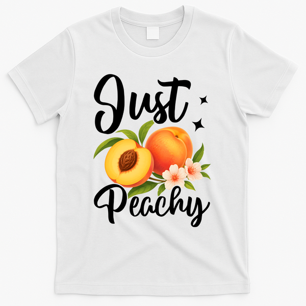 Just Peachy T-Shirt - White
