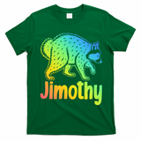Jimothy Raccoon Meme Colorful  T-Shirt - Irish Green