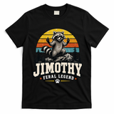Jimothy Raccoon Seattle Feral Legend Meme T-Shirt - Black