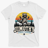 Jimothy Raccoon Seattle Feral Legend Meme T-Shirt - White