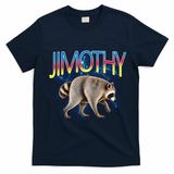Jimothy Raccoon Viral Seattle Feral Legend Meme Cute Funny T-Shirt - Navy Blue