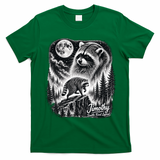 Jimothy Seattle Feral Legend Raccoon Funny T-Shirt - Irish Green