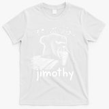 Jimothy The Raccoon Enjoying A Ice Coffee Drink T-Shirt - White