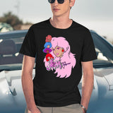 Jem and The Holograms Classic Black T-Shirt - Navy