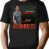 Jerma985 is A Man Black T-Shirt - Black