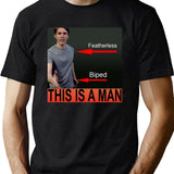 Jerma985 is A Man Black T-Shirt - Green