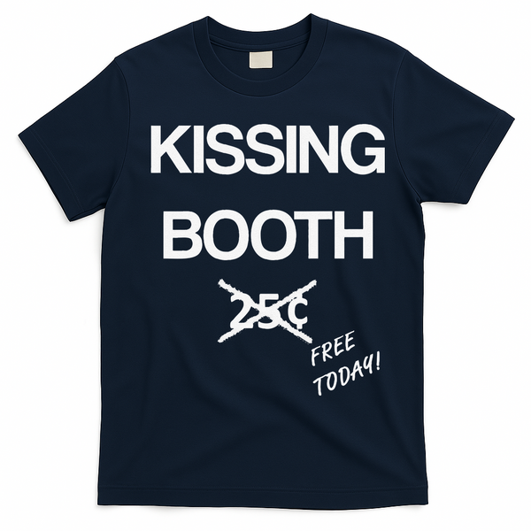 Kissing Booth Costume Halloween T-Shirt - Navy Blue