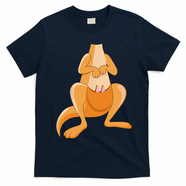 Kangaroo Costume For Halloween Kangaroo Animal T-Shirt - Navy Blue