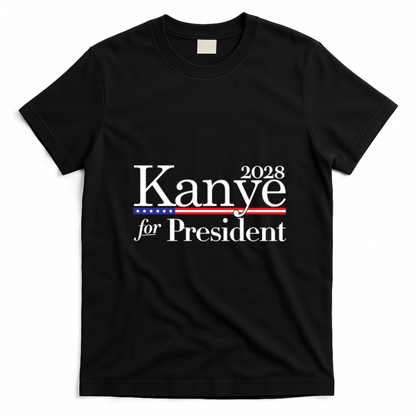 Kanye For President 2028 T-Shirt - Black