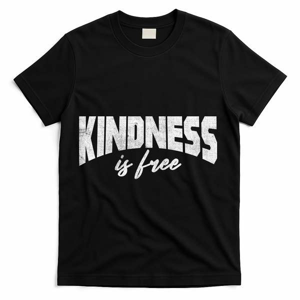 Kindness Is Free T-Shirt - Black