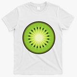 Kiwi Lazy DIY Halloween Costume Funny Tropical Sliced Fruit T-Shirt - White