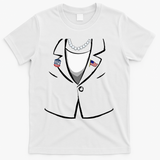 Kamala Suit Kamala Harris Halloween Costume T-Shirt - White