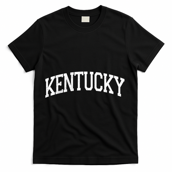 Kentucky Sports Team Vintage T-Shirt - Black