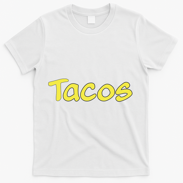 Krillin Tacos Anime T-Shirt - White