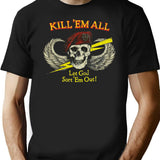 Kill Em All Let God Sort Em Out Black T-Shirt - Black