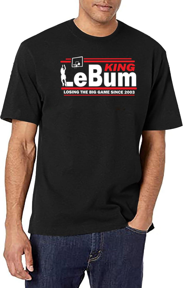 King LeBum Losing The Big Game Since 2003 Black T-Shirt - White
