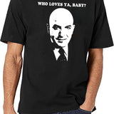 Kojak Black T-Shirt - White