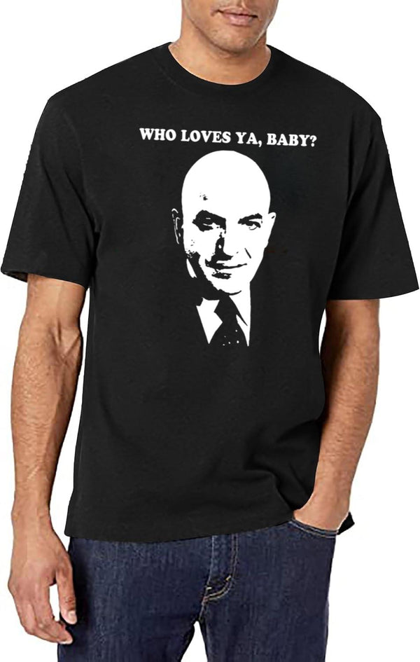 Kojak Black T-Shirt - White