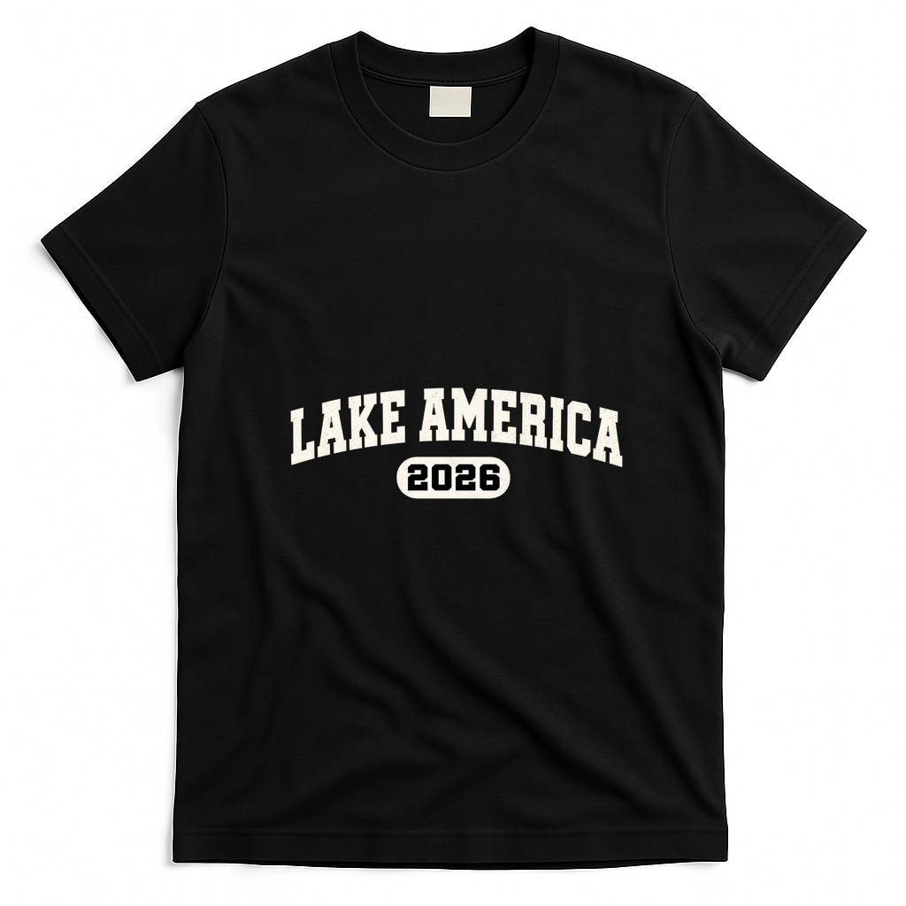 Lake America 2026 Vintage T-Shirt - Black