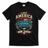 Lake America USA Previously Ontario Canada T-Shirt - Black