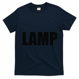 Lamp Costume Moth Meme Couple Fun Halloween Party T-Shirt - Navy Blue