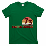 Limited Edition 1973 Retro Sun 50th Birthday T-Shirt - Green