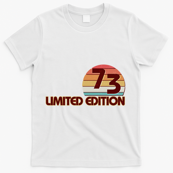 Limited Edition 1973 Retro Sun 50th Birthday T-Shirt - White