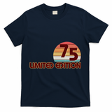 Limited Edition 1975 Retro Sun 50th Birthday T-Shirt - Navy