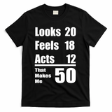 Funny 50th Birthday Fifty Years T-Shirt - Black
