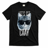 Let's Get Cray Funny Cat Meme T-Shirt - Black